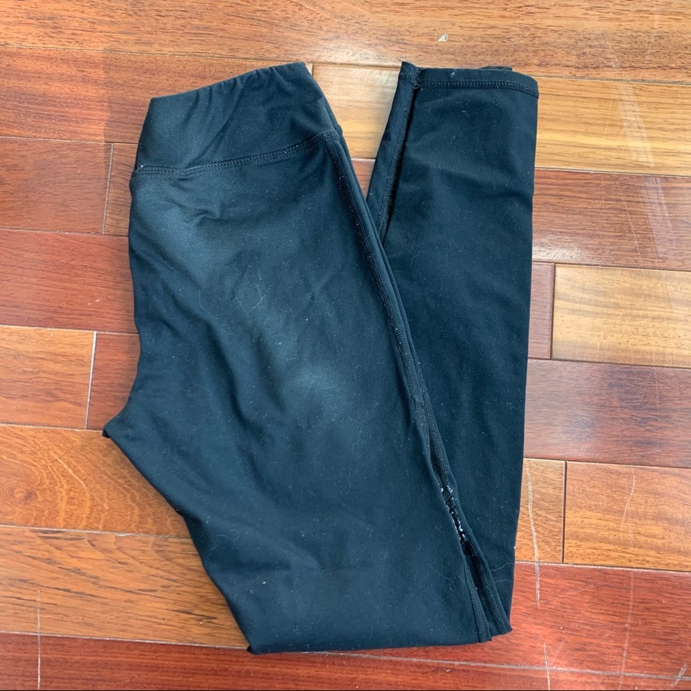 Garage Black Mesh Leggings